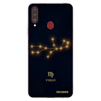Picasee διαφανής θήκη σιλικόνης Samsung Galaxy A20s - VIRGO