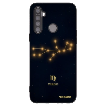 Picasee Μαύρη θήκη σιλικόνης για Realme 5 - VIRGO