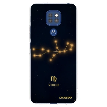 Picasee διαφανής θήκη σιλικόνης Motorola Moto G9 Play - VIRGO
