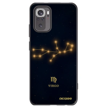 Picasee Μαύρη θήκη σιλικόνης για Xiaomi Redmi Note 10 - VIRGO