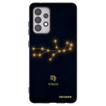 Picasee Μαύρη θήκη σιλικόνης για Samsung Galaxy A52 5G A525F - VIRGO