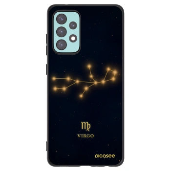 Picasee Μαύρη θήκη σιλικόνης για Samsung Galaxy A72 A725F - VIRGO