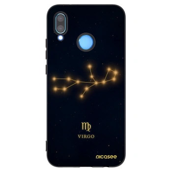 Picasee Μαύρη θήκη σιλικόνης για Huawei P20 Lite - VIRGO