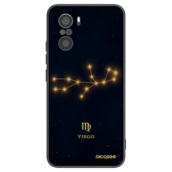 Picasee Μαύρη θήκη σιλικόνης για Xiaomi Poco F3 - VIRGO