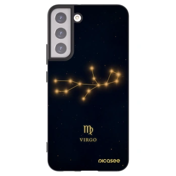 Picasee Μαύρη θήκη σιλικόνης για Samsung Galaxy S22+ 5G - VIRGO