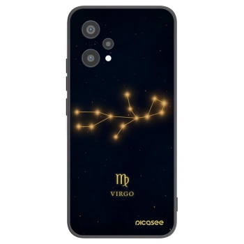Picasee Μαύρη θήκη σιλικόνης για Realme 9 Pro 5G - VIRGO
