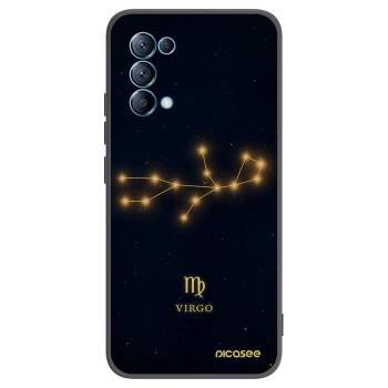 Picasee Μαύρη θήκη σιλικόνης για OPPO Reno 5 5G - VIRGO