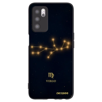 Picasee Μαύρη θήκη σιλικόνης για OPPO A16s - VIRGO