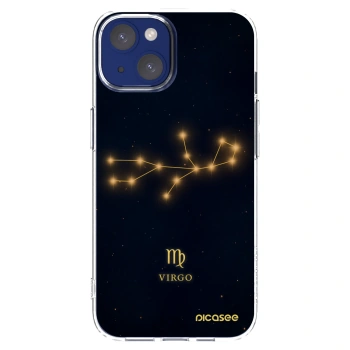 Picasee διαφανής θήκη σιλικόνης Apple iPhone 14 - VIRGO