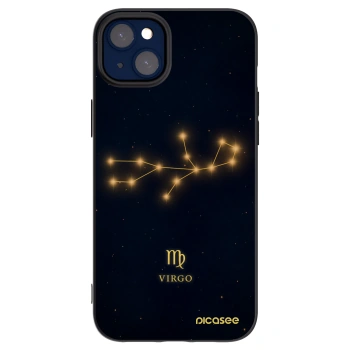 Picasee Μαύρη θήκη σιλικόνης για Apple iPhone 14 Plus - VIRGO