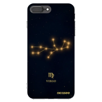 Picasee διαφανής θήκη σιλικόνης Apple iPhone 8 Plus - VIRGO