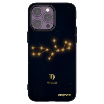 Picasee Μαύρη θήκη σιλικόνης για Apple iPhone 14 Pro Max - VIRGO