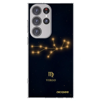 Picasee διαφανής θήκη σιλικόνης Samsung Galaxy S23 Ultra 5G - VIRGO