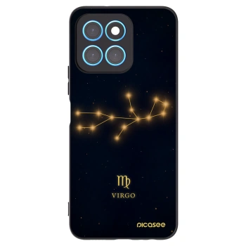 Picasee Μαύρη θήκη σιλικόνης για Honor X8 5G - VIRGO