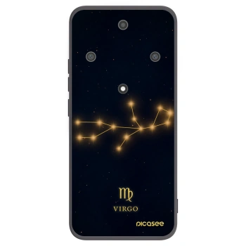 Picasee Μαύρη θήκη σιλικόνης για Honor Magic5 Lite 5G - VIRGO