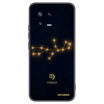 Picasee Μαύρη θήκη σιλικόνης για Xiaomi 13 Pro - VIRGO