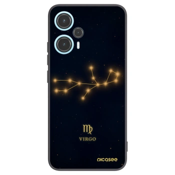 Picasee Μαύρη θήκη σιλικόνης για Xiaomi Poco F5 - VIRGO
