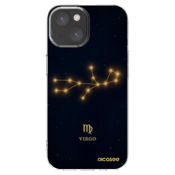 Picasee διαφανής θήκη σιλικόνης Apple iPhone 15 - VIRGO