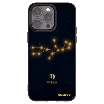 Picasee Μαύρη θήκη σιλικόνης για Apple iPhone 15 Pro Max - VIRGO
