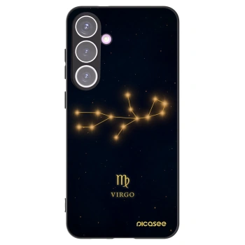 Picasee Μαύρη θήκη σιλικόνης για Samsung Galaxy S24+ S926B 5G - VIRGO