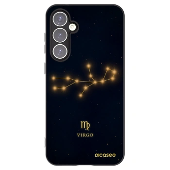 Picasee Μαύρη θήκη σιλικόνης για Samsung Galaxy S23 FE S711B - VIRGO