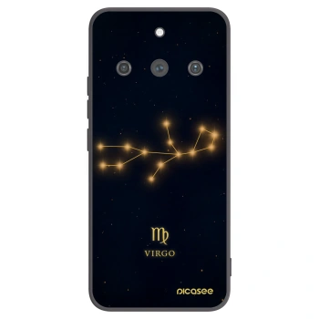 Picasee Μαύρη θήκη σιλικόνης για Realme 11 Pro+ - VIRGO