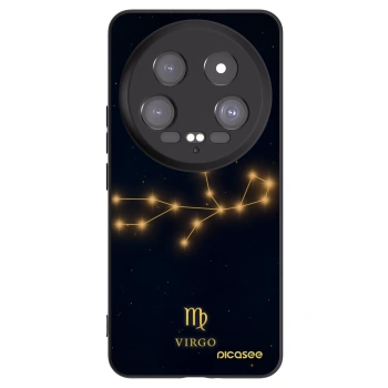 Picasee Μαύρη θήκη σιλικόνης για Xiaomi 14 Ultra - VIRGO