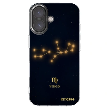 Picasee διαφανής θήκη σιλικόνης Apple iPhone 16 - VIRGO