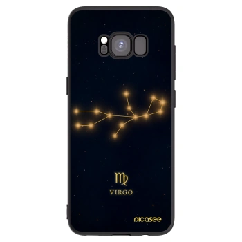 Picasee Μαύρη θήκη σιλικόνης για Samsung Galaxy S8 G950F - VIRGO