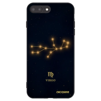 Picasee Μαύρη θήκη σιλικόνης για Apple iPhone 8 Plus - VIRGO