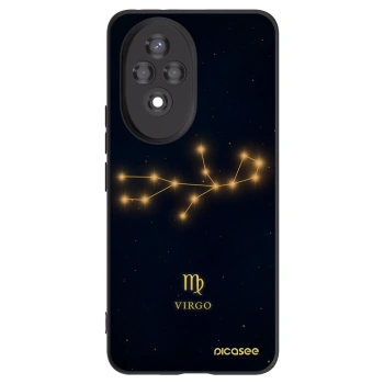 Picasee Μαύρη θήκη σιλικόνης για Honor 200 Pro 5G - VIRGO