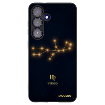 Picasee Μαύρη θήκη σιλικόνης για Samsung Galaxy S25 5G - VIRGO
