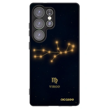 Picasee Μαύρη θήκη σιλικόνης για Samsung Galaxy S25 Ultra 5G - VIRGO