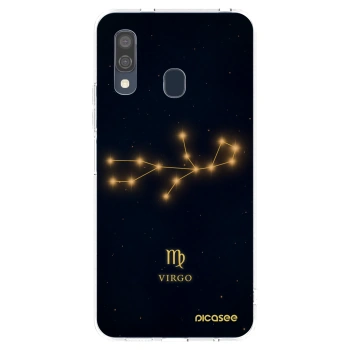 Picasee διαφανής θήκη σιλικόνης Samsung Galaxy A40 A405F - VIRGO