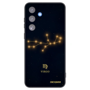 Picasee Μαύρη θήκη σιλικόνης για Samsung Galaxy S25 FE 5G - VIRGO