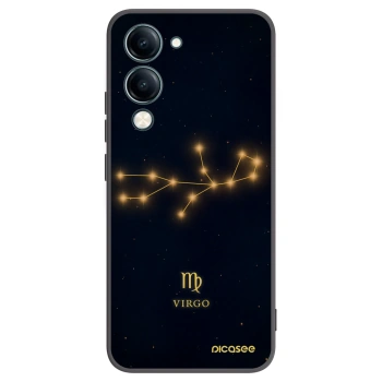 Picasee Μαύρη θήκη σιλικόνης για Vivo Y29s 5G - VIRGO