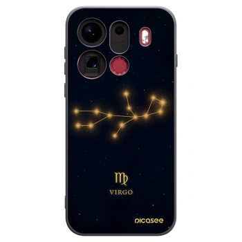 Picasee Μαύρη θήκη σιλικόνης για OPPO Find X9 Pro - VIRGO