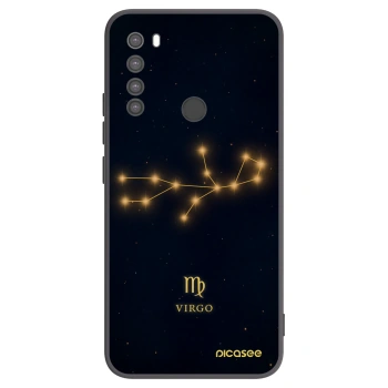 Picasee Μαύρη θήκη σιλικόνης για Xiaomi Redmi Note 8 - VIRGO