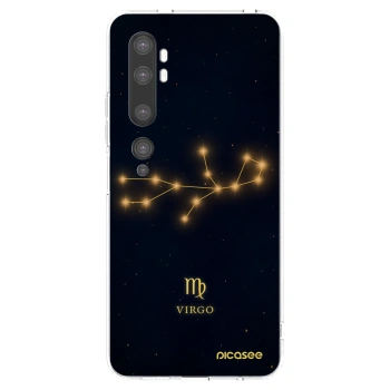 Picasee διαφανής θήκη σιλικόνης Xiaomi Mi Note 10 (Pro) - VIRGO