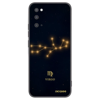 Picasee Μαύρη θήκη σιλικόνης για Samsung Galaxy S20 G980F - VIRGO