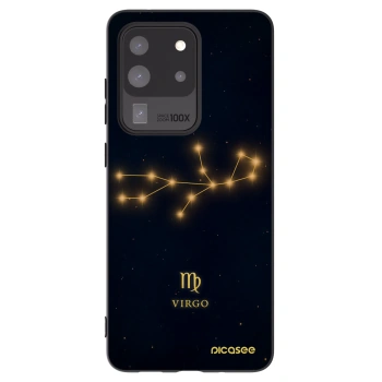 Picasee Μαύρη θήκη σιλικόνης για Samsung Galaxy S20 Ultra 5G G988F - VIRGO