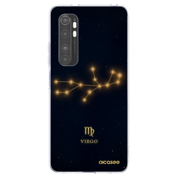 Picasee διαφανής θήκη σιλικόνης Xiaomi Mi Note 10 Lite - VIRGO