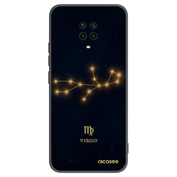 Picasee Μαύρη θήκη σιλικόνης για Xiaomi Redmi Note 9S - VIRGO