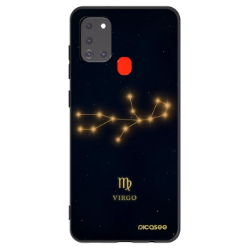 Picasee Μαύρη θήκη σιλικόνης για Samsung Galaxy A21s - VIRGO