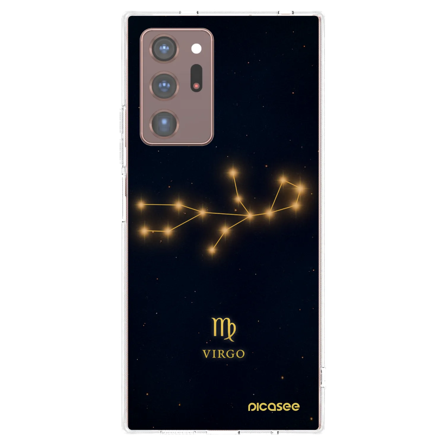 Picasee διαφανής θήκη σιλικόνης Samsung Galaxy Note 20 Ultra - VIRGO