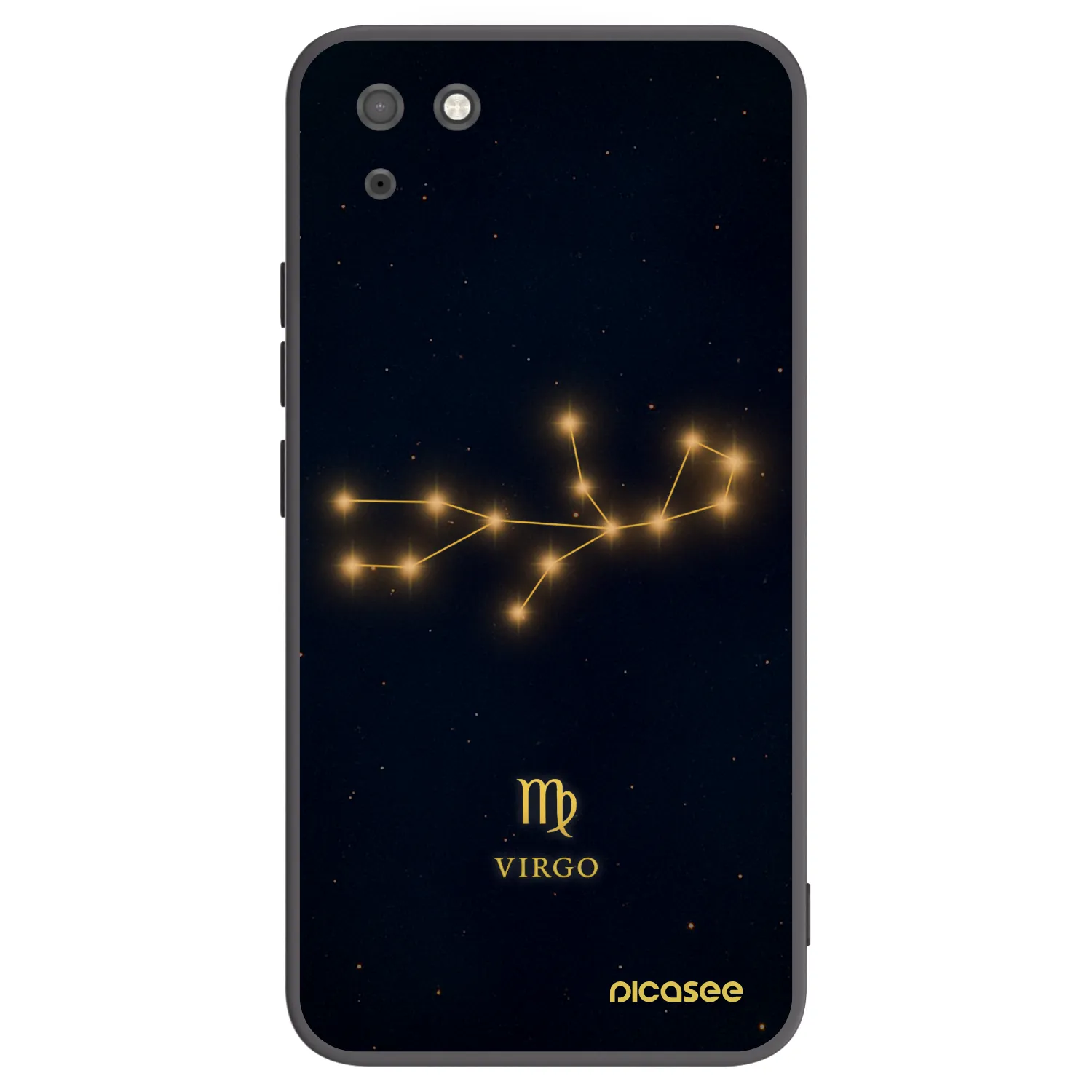 Picasee Μαύρη θήκη σιλικόνης για Huawei Y5P - VIRGO
