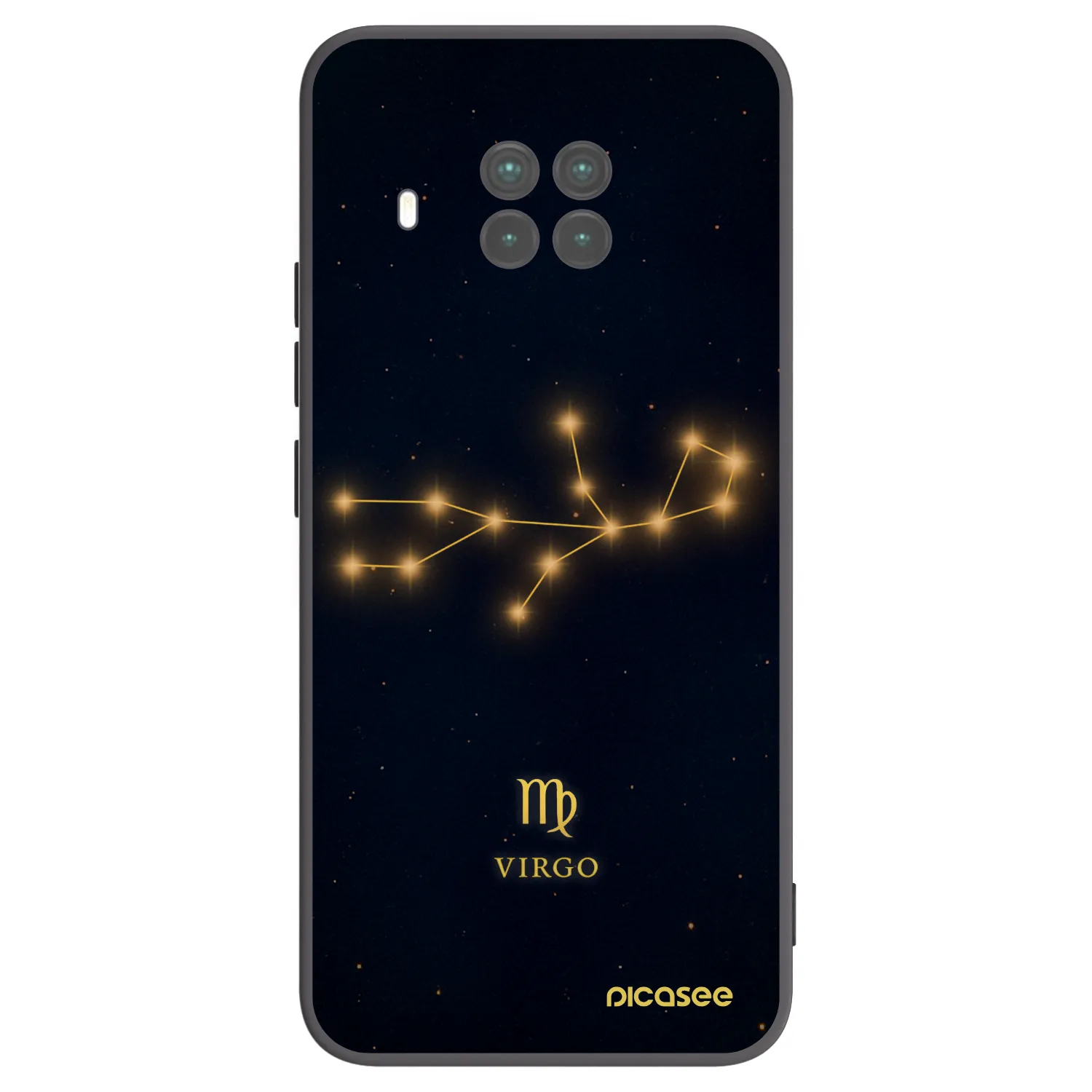 Picasee Μαύρη θήκη σιλικόνης για Xiaomi Mi 10T Lite - VIRGO