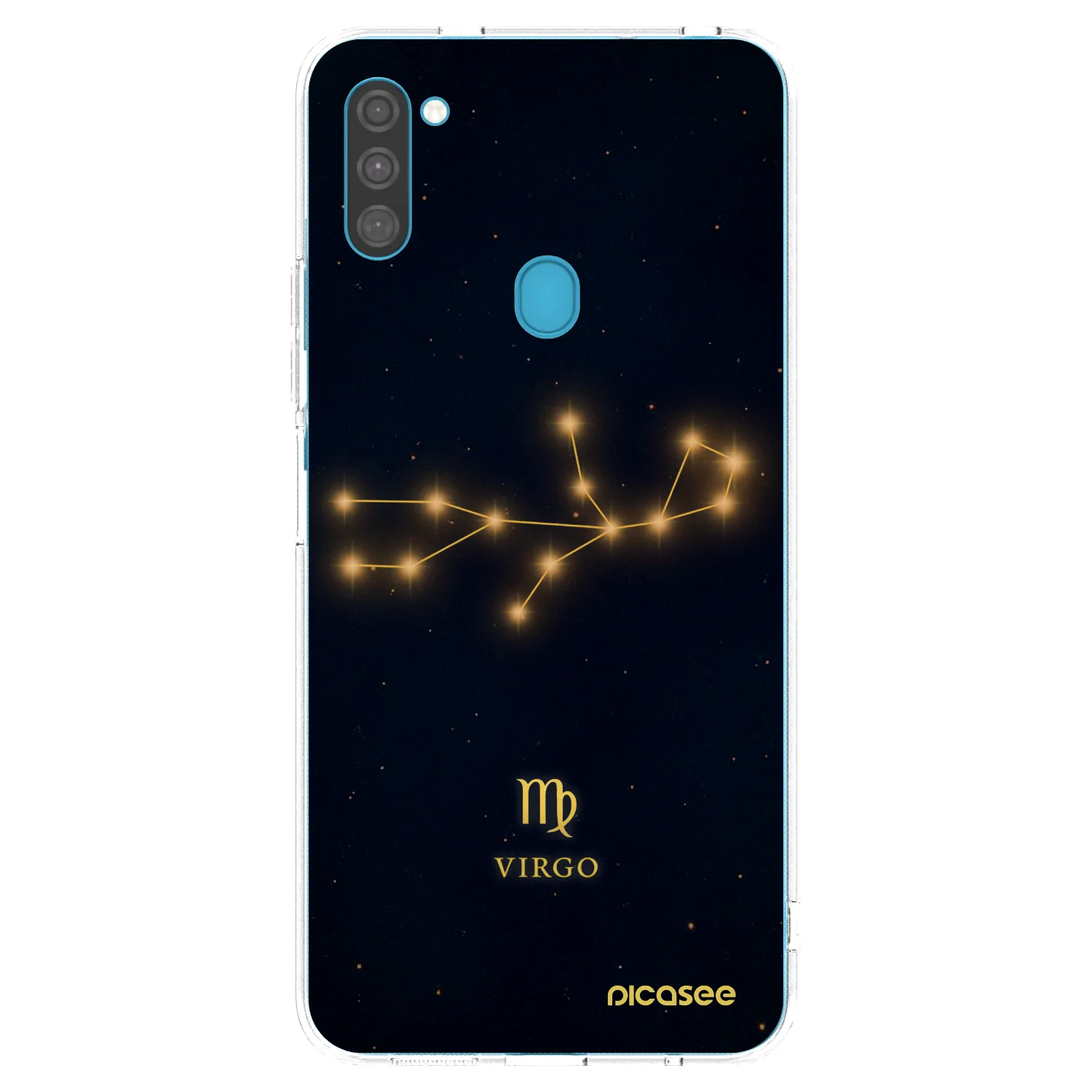 Picasee διαφανής θήκη σιλικόνης Samsung Galaxy M11 - VIRGO