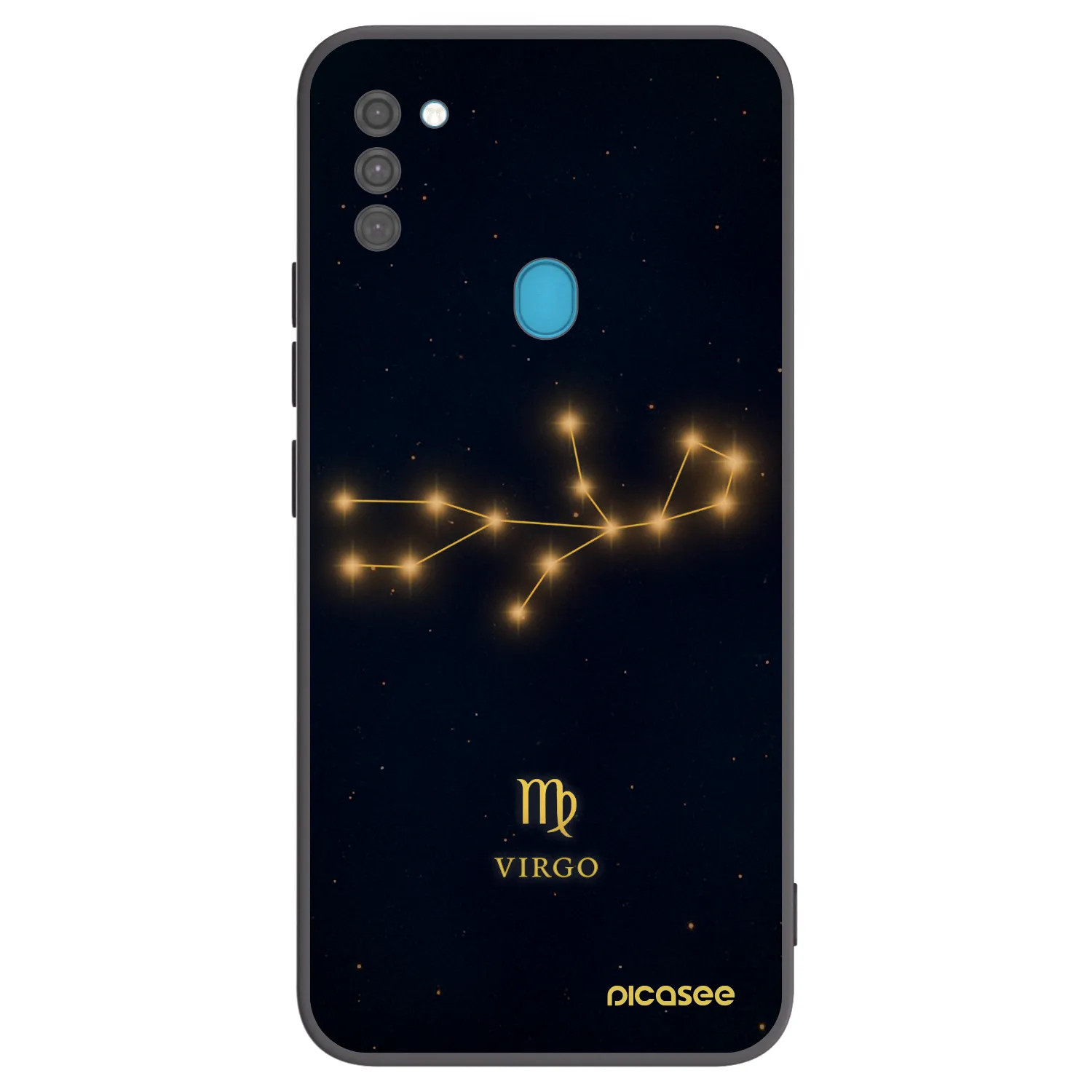 Picasee Μαύρη θήκη σιλικόνης για Samsung Galaxy M11 - VIRGO