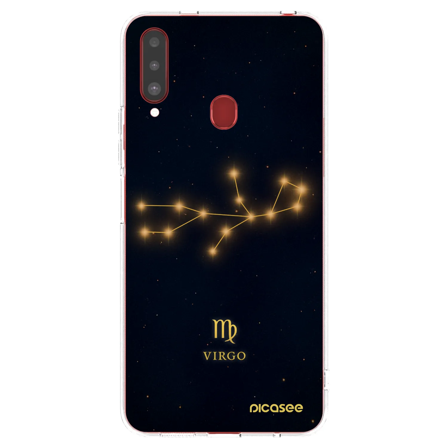 Picasee διαφανής θήκη σιλικόνης Samsung Galaxy A20s - VIRGO